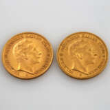 Preussen / GOLD - 2 x 20 Mark Wilhelm II., - photo 1