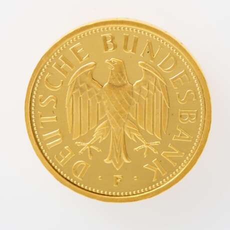 BRD / GOLD - 1 Deutsche Mark 2001F, - Foto 1