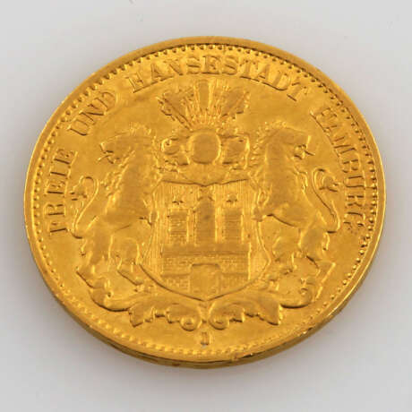 Hamburg / GOLD - 10 Mark 1903 J, - photo 1