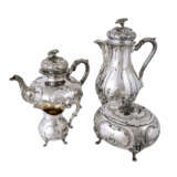 WILKENS 4-teilig Kaffee- und Teekern, Silber, Ende 19. Jahrhundert. - Foto 1