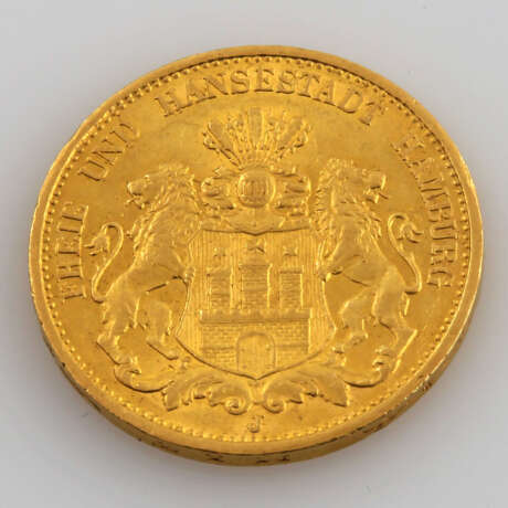 Hamburg / GOLD - 20 Mark 1899 J, - photo 1