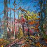 Буковый лес Canvas Acrylic paint Realism Landscape painting 2020 - photo 1