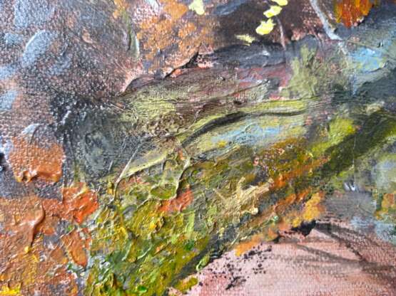 Буковый лес Canvas Acrylic paint Realism Landscape painting 2020 - photo 3