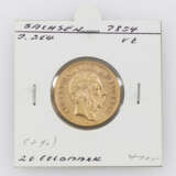 Sachsen / GOLD - 20 Mark 1894 E, Albert, - photo 1