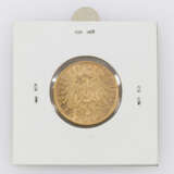 Sachsen / GOLD - 20 Mark 1894 E, Albert, - photo 2