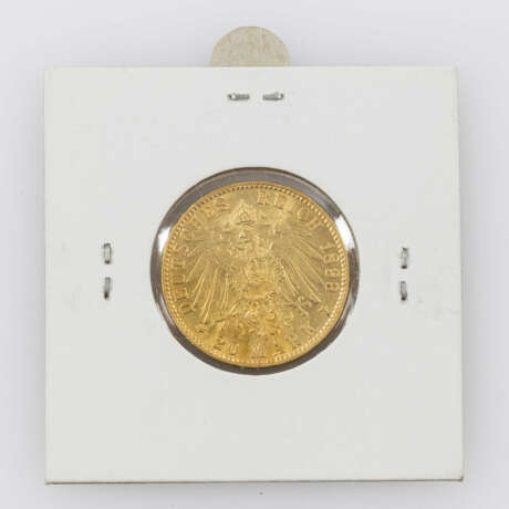 Hamburg / GOLD - 20 Mark 1899 J, - photo 2