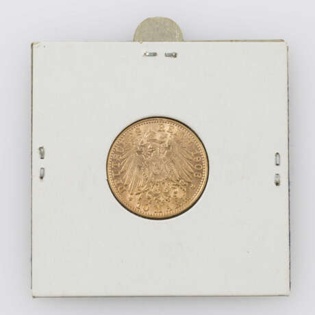 Hamburg / GOLD - 10 Mark 1906 J, - photo 2