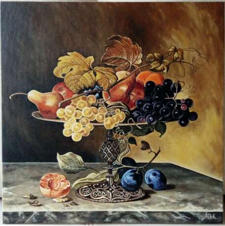 Oil painting “Fruits”, Canvas, Oil paint, Realist, Landscape painting, Russia, 2021 - photo 1