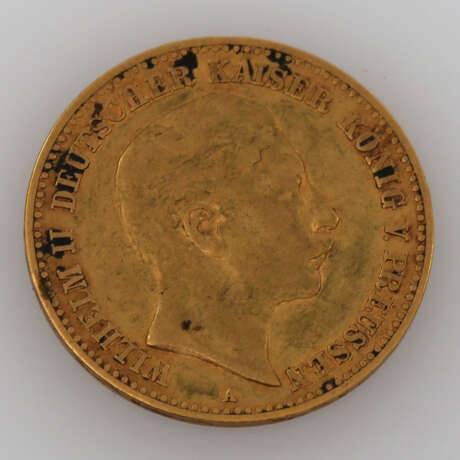 Preussen / GOLD - 10 Mark 1896 A, Wilhelm II., - photo 1