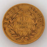 Frankreich / GOLD - 10 Francs 1857 A, - photo 2