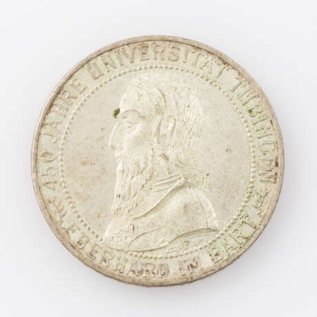 Weimarer Republik - 5 Reichsmark 1927 F, Universität Tübingen, - photo 1