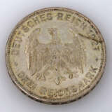 Weimarer Republik - 3 Reichsmark 1927 F, Universität Tübingen, - фото 2