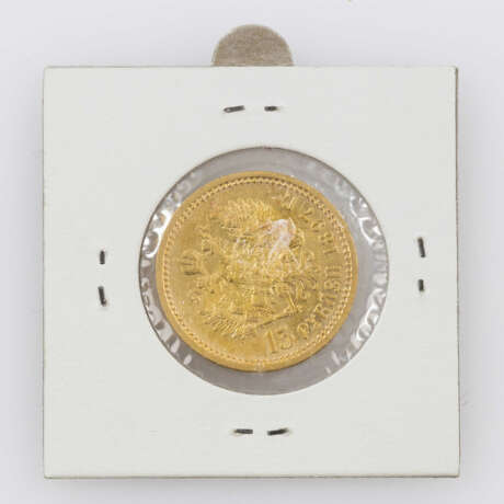 Russland / GOLD - 15 Rubel 1897 r, Nikolaus II., - фото 2