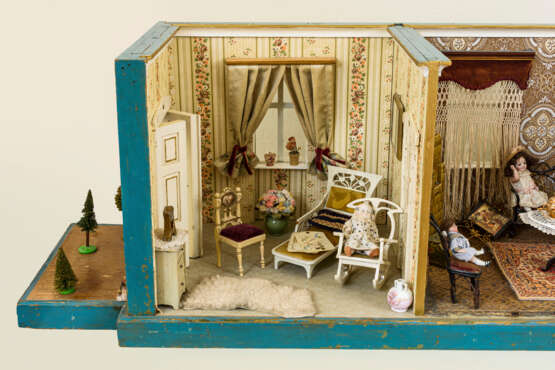 3-Raum-Puppenstube mit seitlichem Eingang - photo 4