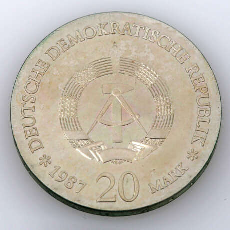 DDR - 20 Mark 1987 A, 750 Jahre Berlin, - photo 2