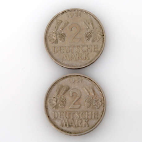 BRD - 2 x 2 Deutsche Mark 1951 D, - photo 1