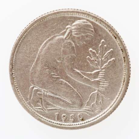 BRD - 50 Pfennig 1950 / G, - Foto 1