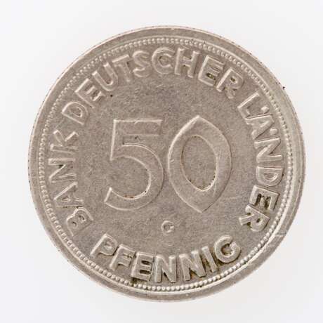 BRD - 50 Pfennig 1950 / G, - Foto 2