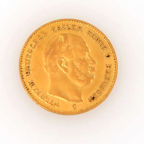 Preussen / Gold - 5 Mark 1877 / C, Wilhelm I.,sehr schön, berieben, - photo 1