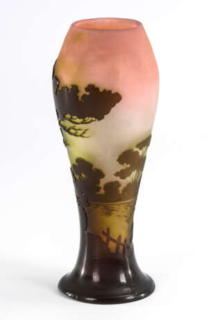 Vase mit Landschaftsdekor - Foto 3