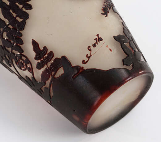 Jugendstil-Vase mit Farndekor - photo 2