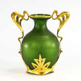 Jugendstil-Vase mit Metallmontierung - Foto 1