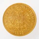 Österreich / GOLD - 8 Florin 1892 NP, - photo 2