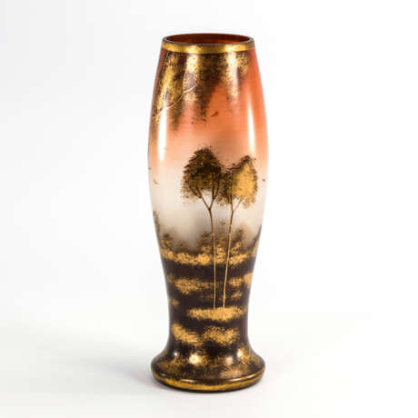 Jugendstil-Vase mit Landschaftsdekor - photo 1