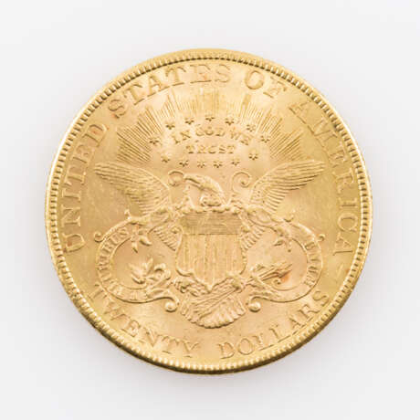 USA / GOLD - 20 Dollars 1900 - photo 2