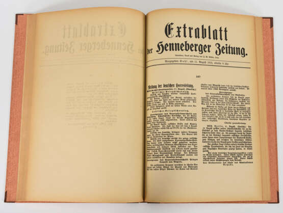 Sammlung "Extrablatt der Henneberger Zeitung" - Foto 2