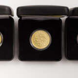 BRD / GOLD - 3 x 100 Euro je 1 / 2 Unze fein, - фото 1