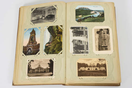 Postkartenalbum mit ca. 488 Ansichtskarten, Ostdeutschland vor 1945 - Foto 1