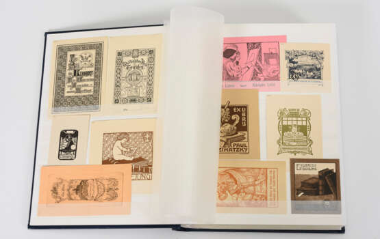 Album mit ca. 389 Exlibris - фото 1