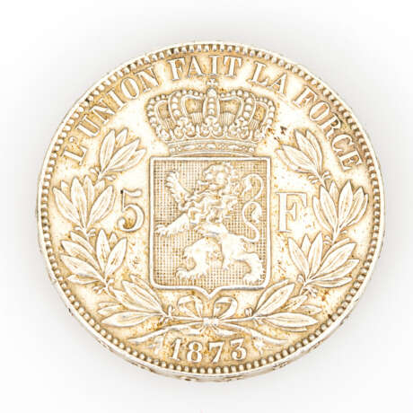 5 Franc, Belgien 1873 - фото 1