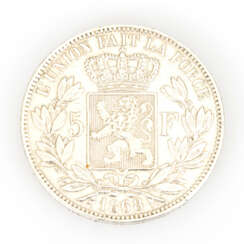 5 Franc, Belgien 1868