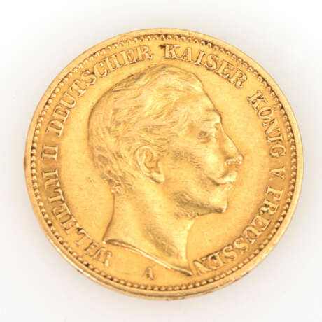 20 Mark, Preußen 1888, Wilhelm II - Foto 1