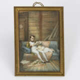 Miniatur: Napoleon mit seiner schlafenden Tochter - Foto 1