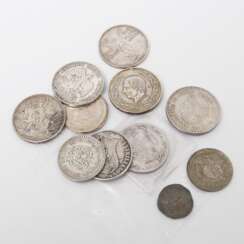 Kleines Konvolut mexikanischer Geschichte - 1 x Mexiko - Pesos 1867 / M,