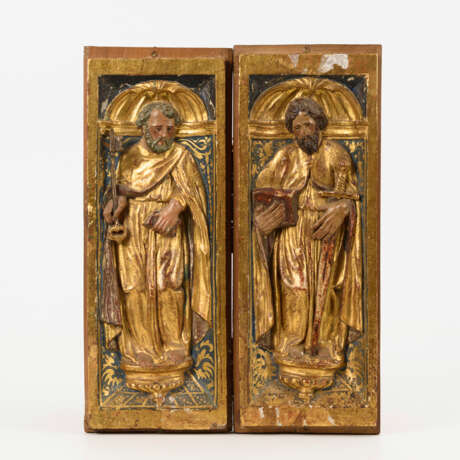  2 Relieftafeln mit Petrus und Paulus - фото 1