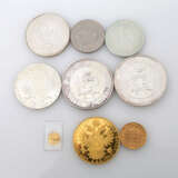 Konvolut mit GOLD und SILBER - dabei unter anderem 2 x Jamaika - 10 Dollars 1972, - Foto 2