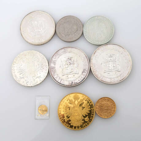 Konvolut mit GOLD und SILBER - dabei unter anderem 2 x Jamaika - 10 Dollars 1972, - фото 2