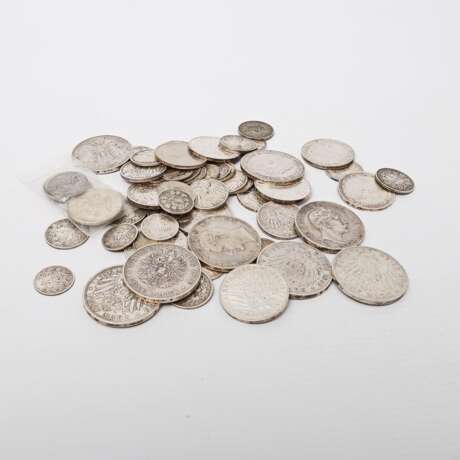 Zusammenstellung mit vornehmlich Münzen der Dt. Kaiserzeit - dabei unter anderem - Foto 1