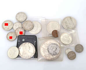 Ganz kleine Zusammenstellung Münzen und Medaillen, mit SILBER - mit