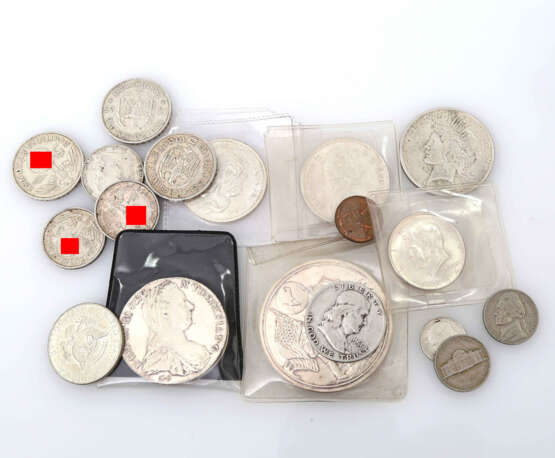 Ganz kleine Zusammenstellung Münzen und Medaillen, mit SILBER - mit - photo 1