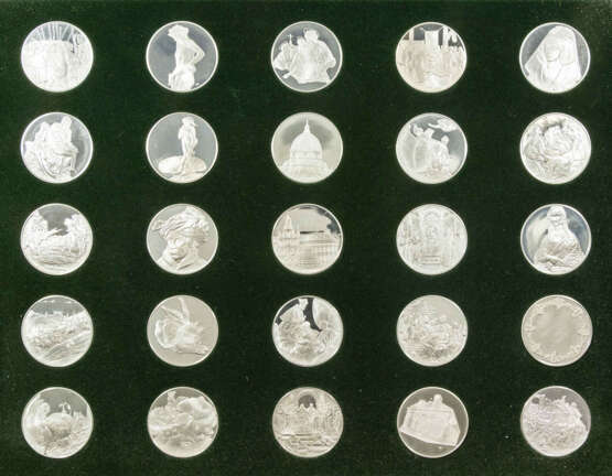 3 Kilo Silber fein - Franklin Mint "Die Schätze der Renaissance", - photo 2