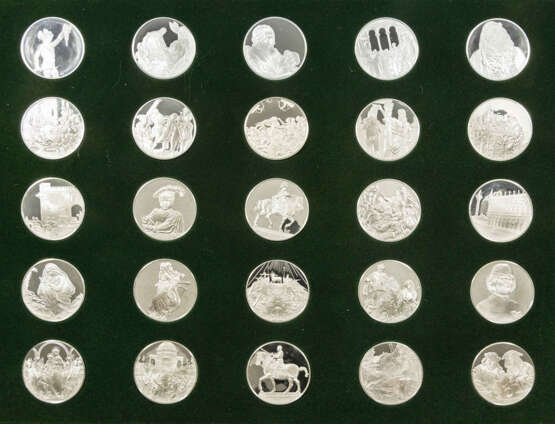 3 Kilo Silber fein - Franklin Mint "Die Schätze der Renaissance", - фото 3