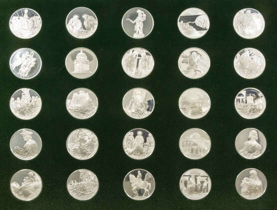 3 Kilo Silber fein - Franklin Mint "Die Schätze der Renaissance", - Foto 4