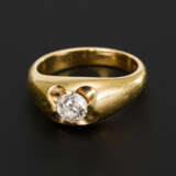 Ring mit Altschliff-Brillant - фото 1