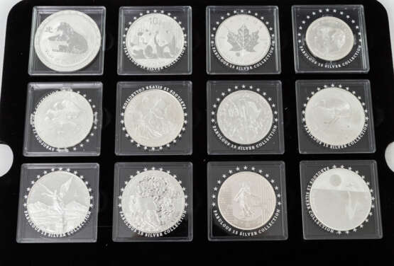 SILBER - Edition "Fabulous 15" 2010 mit den berühmtesten Silbermünzen der Welt, - photo 1