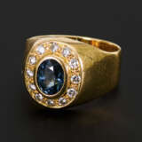 Ring mit Saphir und Brillanten - Foto 3